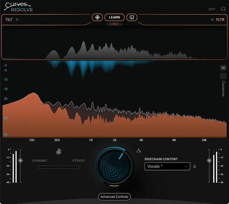 Waves Curves Resolve interface