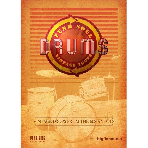 Big Fish Audio Funk Soul Vintage Drum Loops interface