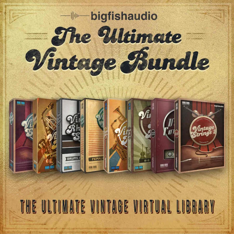 Big Fish Audio The Ultimate Vintage Bundle interface