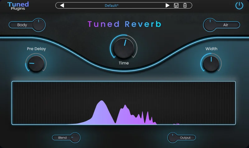 Tuned Plugins Tuned Reverb interface