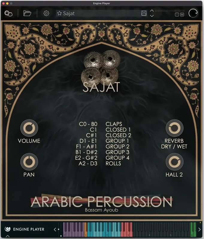 Best Service Arabic Percussion Sajat interface
