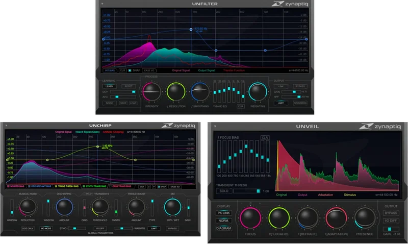 Zynaptiq Repair Bundle [Education] interface