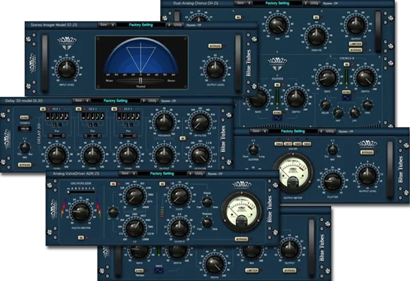 Nomad Factory Blue Tubes Effects Pack interface