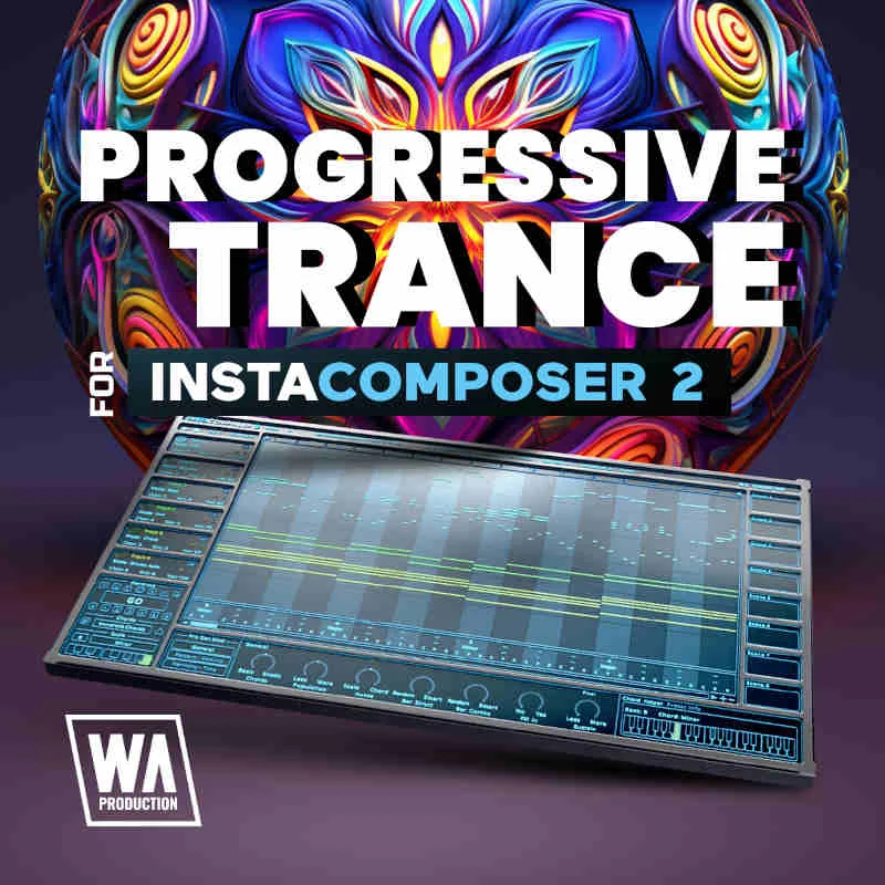 W. A. Production Progressive Trance for InstaComposer 2 interface