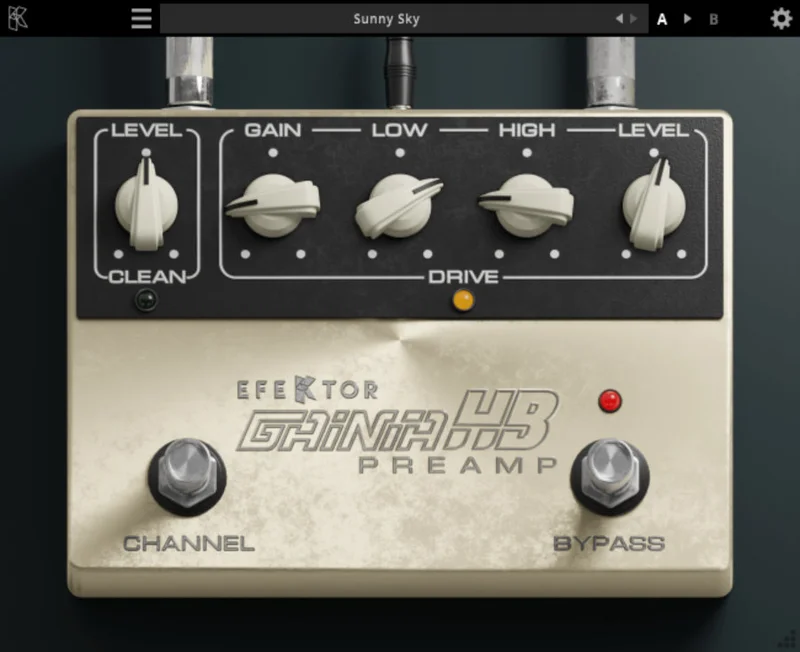 Kuassa EFEKTOR Gainia HB + FREE Pillar Power Amp interface