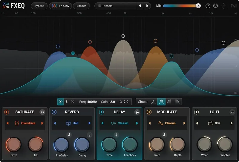 iZotope FXEQ interface