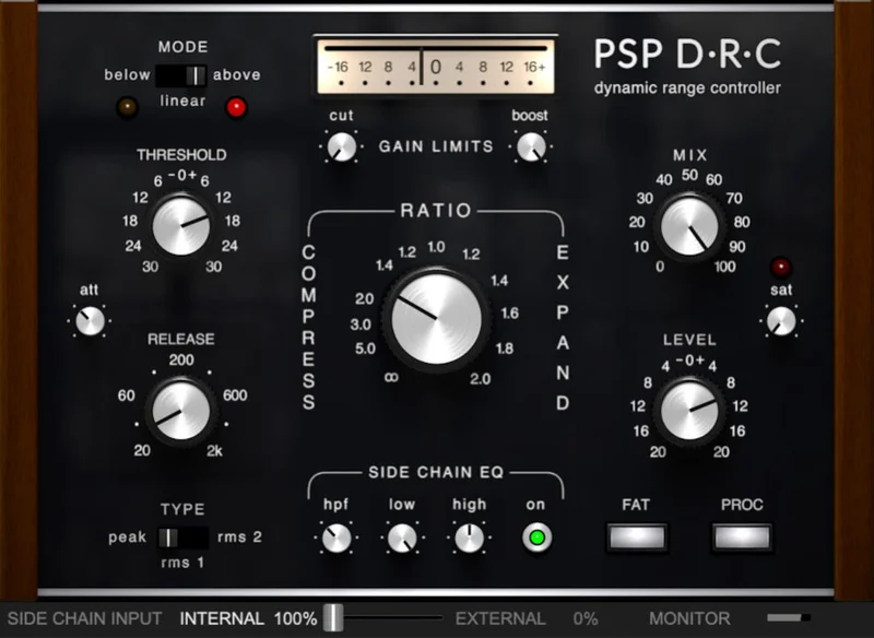 PSP audioware DRC interface