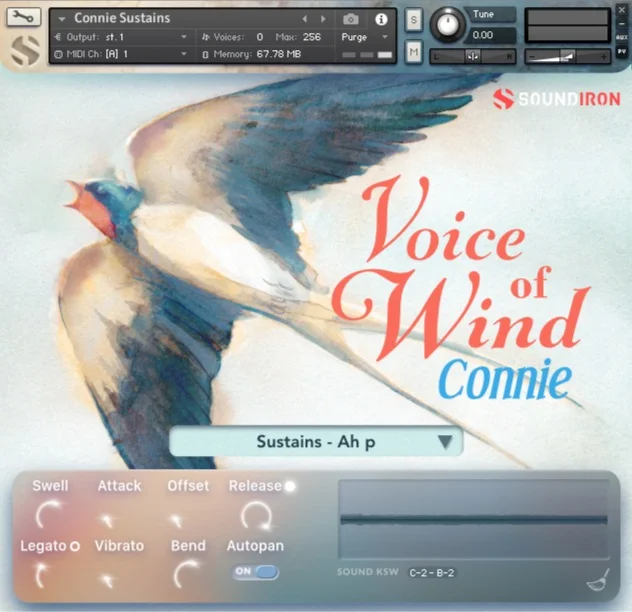 Soundiron Voice of Wind: Connie interface
