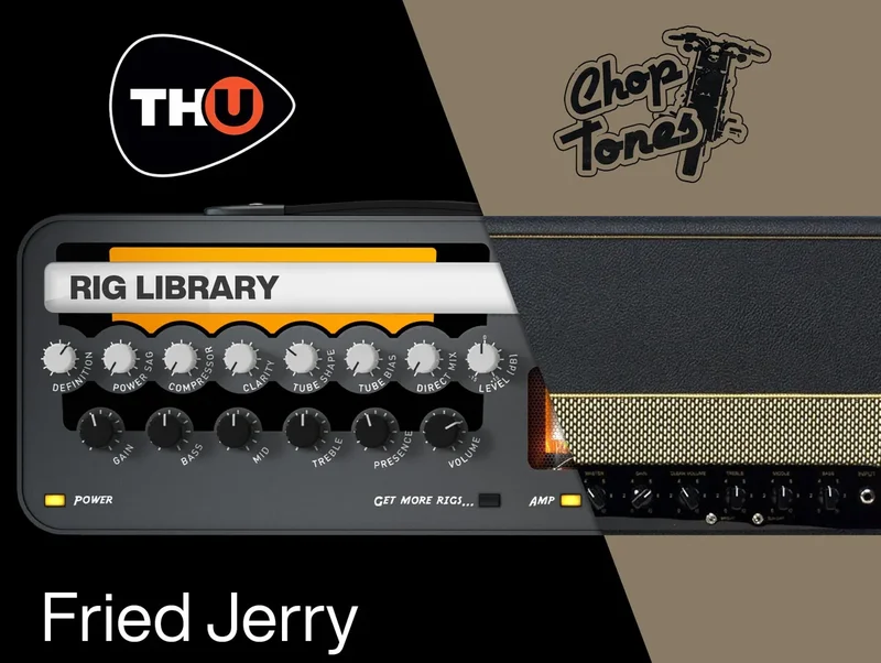 Overloud Choptones Fried Jerry - TH-U Rig Library interface