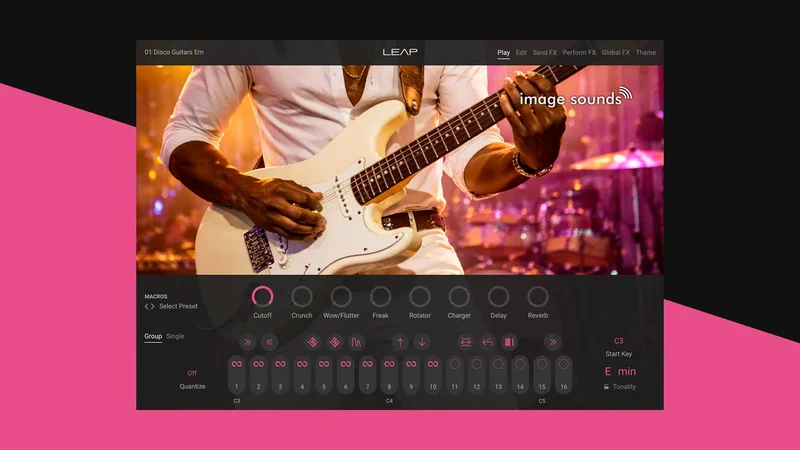 Disco Guitars interface