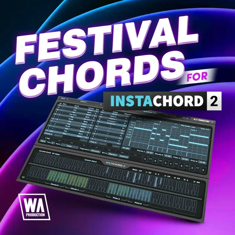 W. A. Production Festival Chords for InstaChord 2 interface