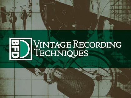 BFD Expansions: Vintage Recording Techniques interface