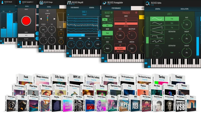 BLEASS BLEASS All Synths Bundle interface