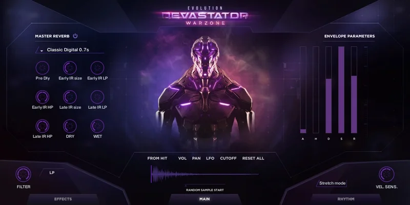 Keepforest Evolution: Devastator Warzone interface