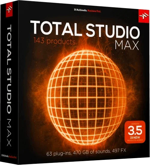 IK Multimedia Total Studio 3.5 MAX interface