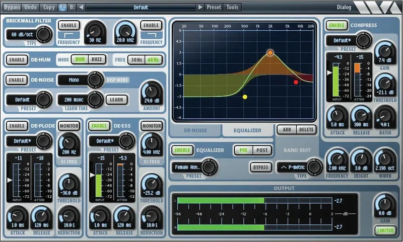 Wave Arts Dialog interface
