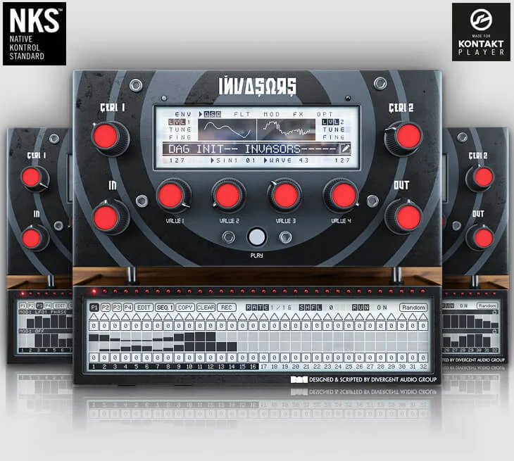 Loot Audio Invasors interface