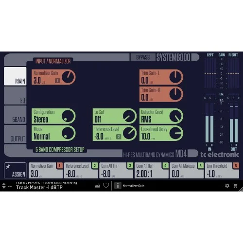 TC Electronic MD4 HD interface