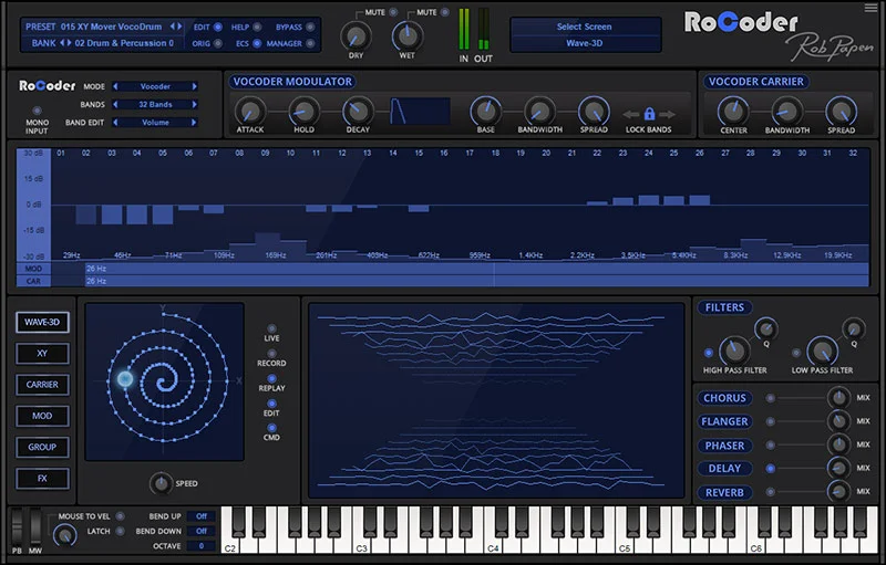 Rob Papen RoCoder interface