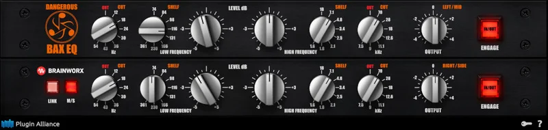 Dangerous Music BAX EQ interface