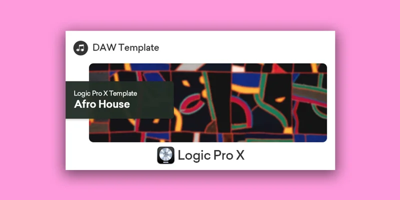 Plugin Boutique Afro House Logic Pro X Template interface