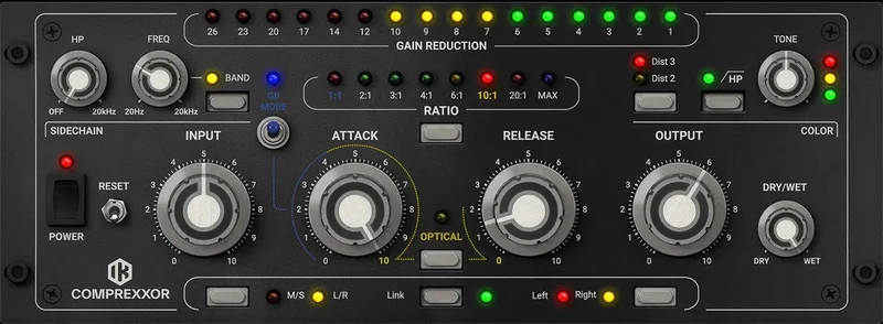 IK Multimedia T-RackS Comprexxor interface