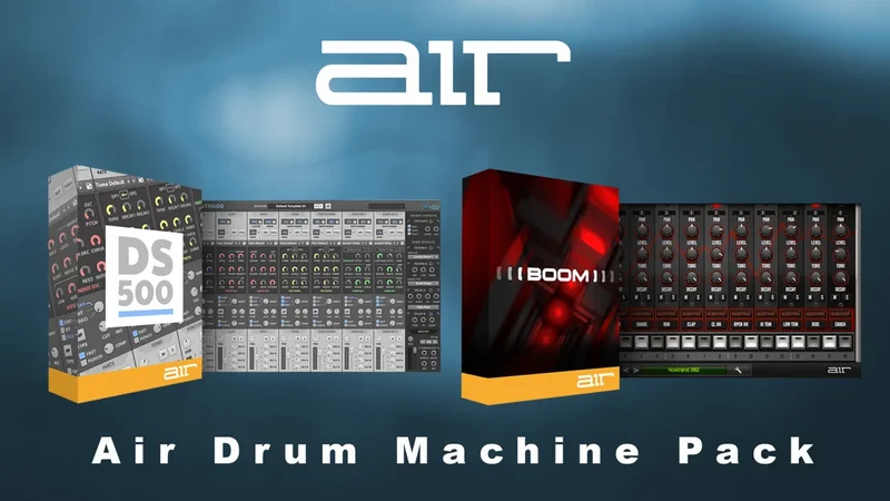 AIR Music Technology Drum Machine Pack interface