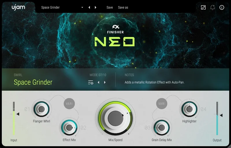 UJAM NEO interface