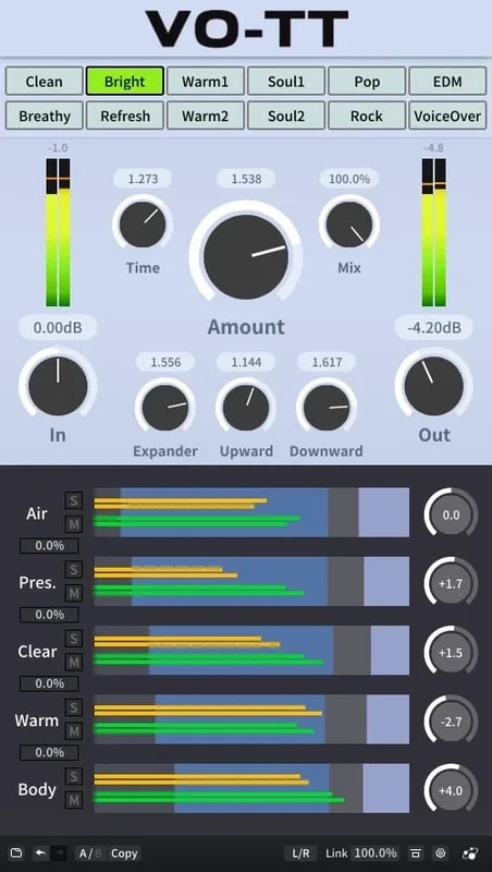 Three-Body Tech VO-TT interface