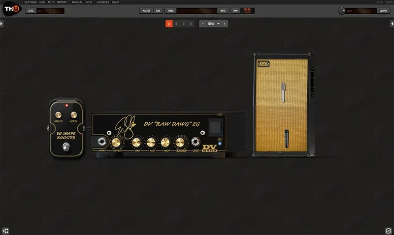 Overloud TH-U Eric Gales Pack (Add-On for TH-U Premium Owners) interface