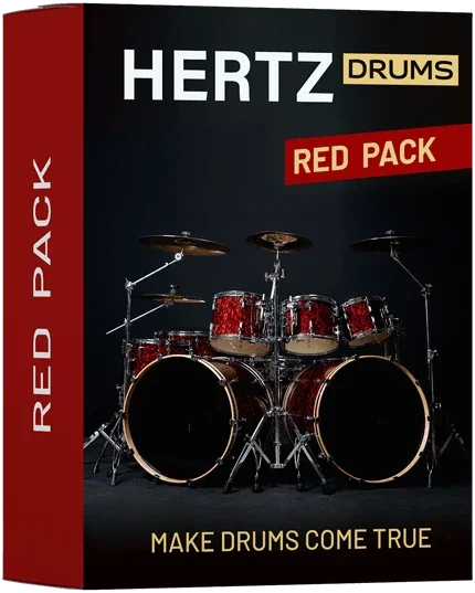 Hertz Drums Red Pack interface