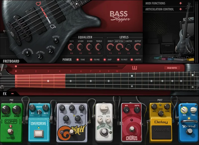 Waves Inspire Virtual Instruments Collection interface