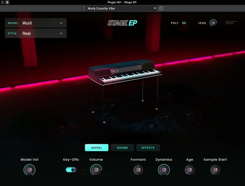 AIR Stage EP interface