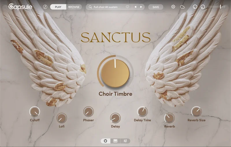 Capsule Audio Sanctus interface