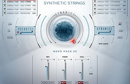Heavyocity Synthetic Strings: NOVO Pack 03 interface