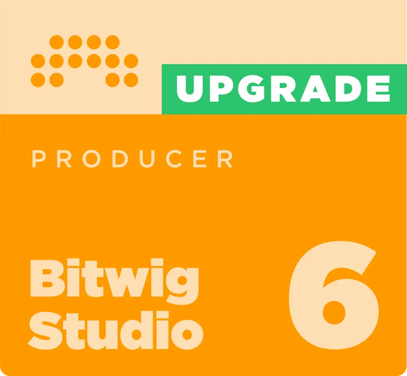 Bitwig Bitwig Studio 6 Producer Upgrade from Essentials/16-Track interface