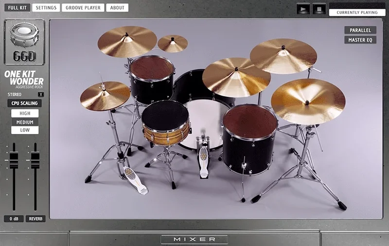 GGD One Kit Wonder: Aggressive Rock interface