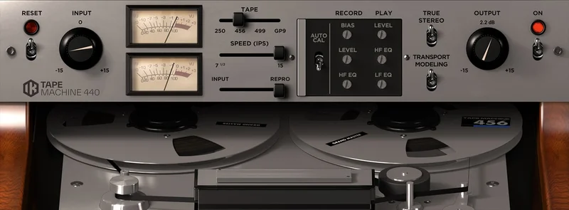 IK Multimedia Tape Machine 440 interface