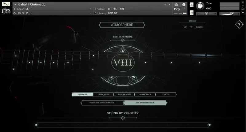 Wavelet Audio Cabal 8 Elements: Cinematic interface