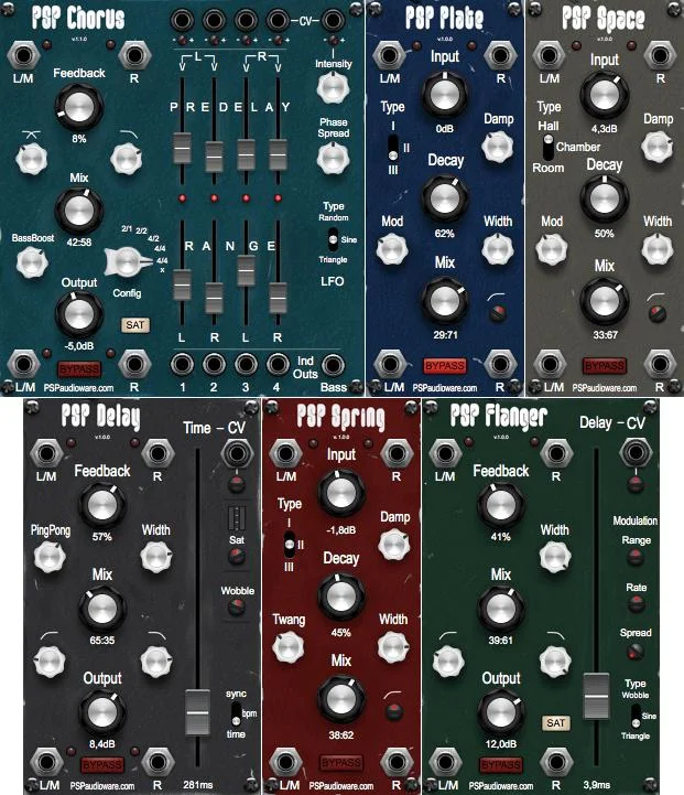 Cherry Audio Voltage Modular PSP Classics Modular Collection interface