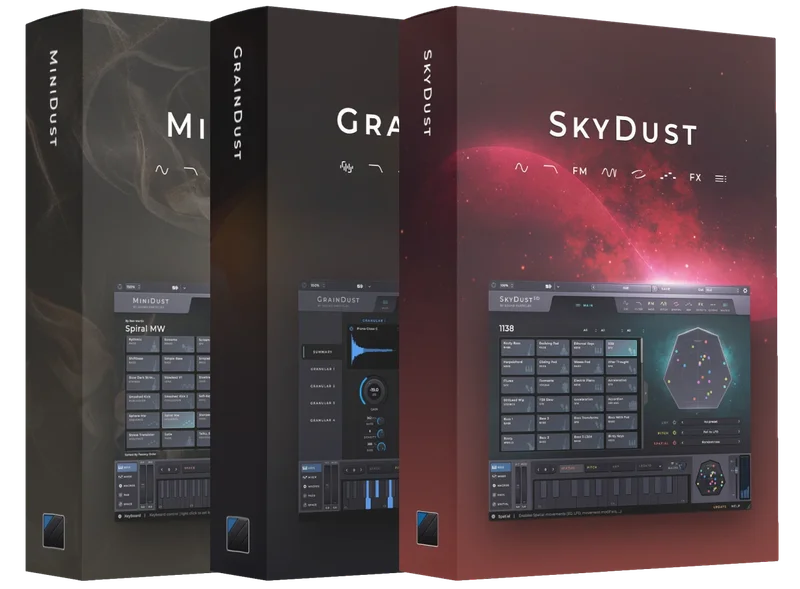 Sound Particles 3Dust Collection interface