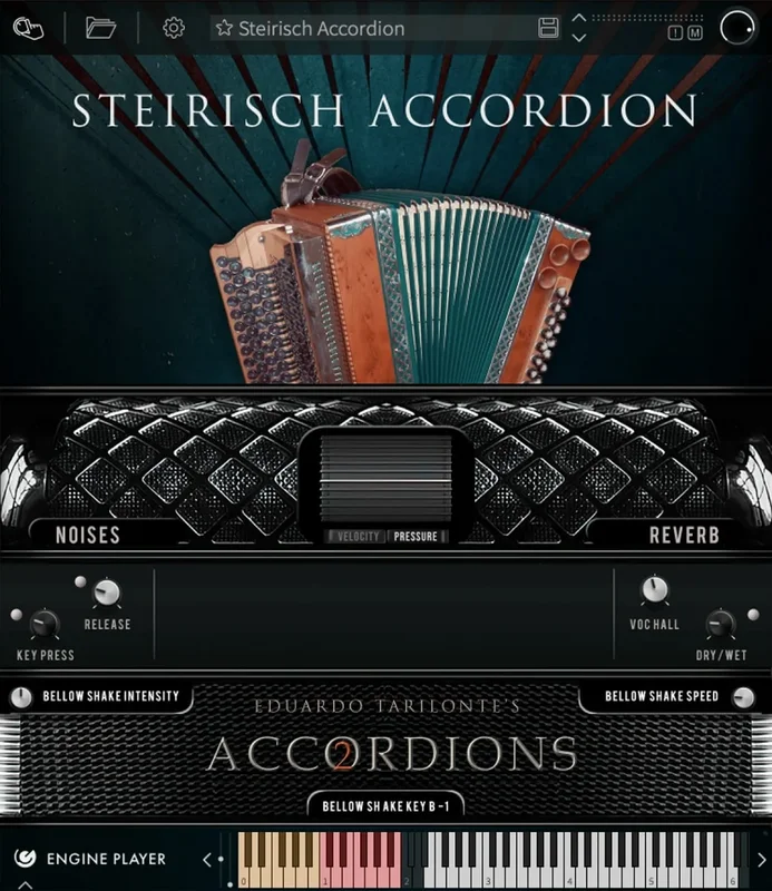 Engine Audio Accordions 2: Steirisch Accordion interface