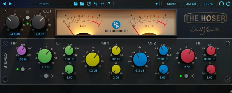 Boz Digital Labs The Hoser 2 interface