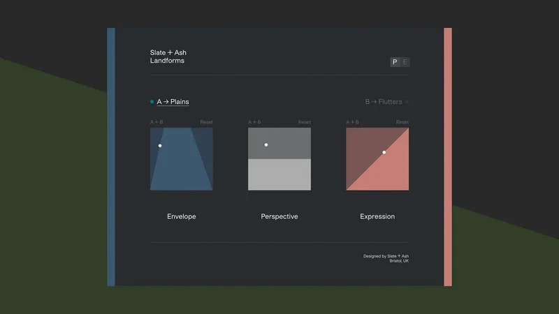 Landforms interface