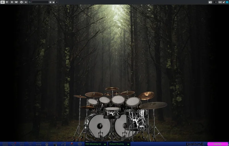 Ugritone Final Metal Drums interface