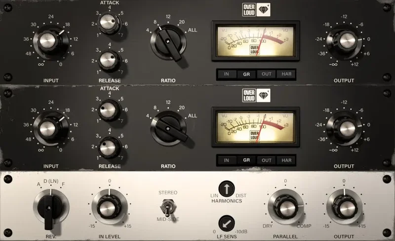 Overloud Gem Comp76 interface