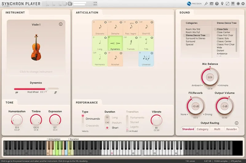 VSL Synchron Solo Strings Bundle interface
