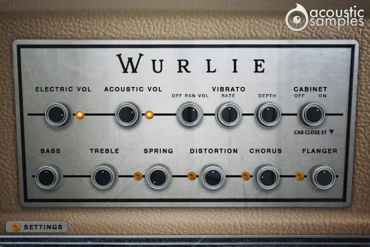Acousticsamples Wurlie interface