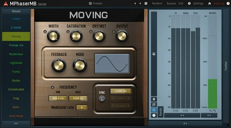 MeldaProduction MPhaserMB interface