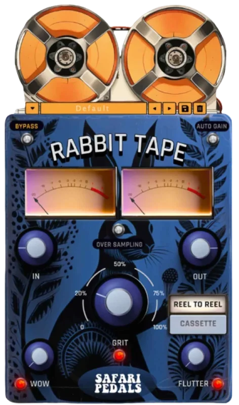 Safari Pedals Rabbit Tape interface